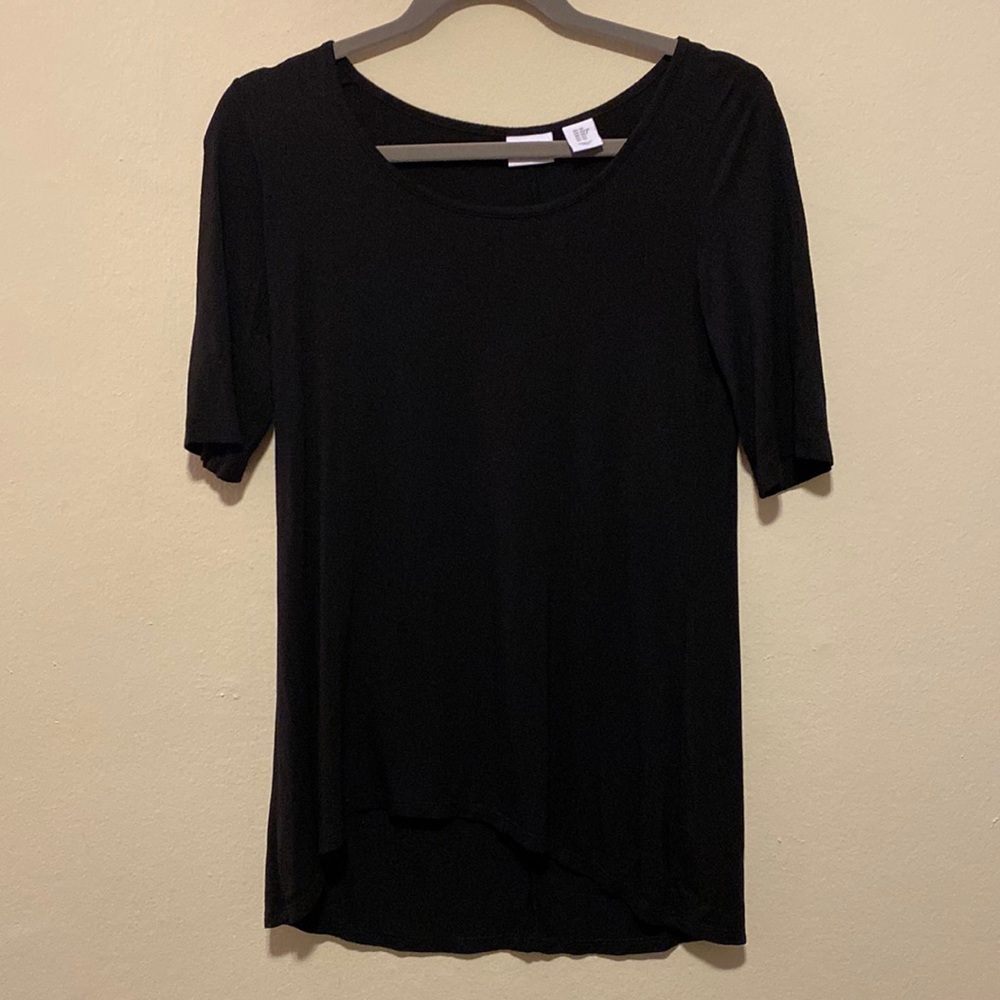 Kenar Basic Black Stretch Tee